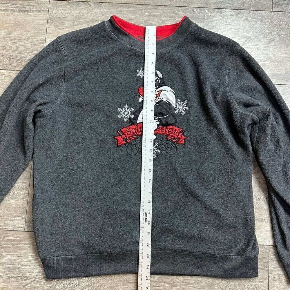 Looney Tunes sweater Sylvester Retro 1X Crew Neck Grey - Picture 6 of 6